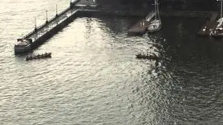 #coastguard #rescue to #northcovemarina in #bpc #nyc due to #downpour.