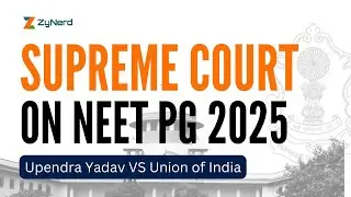 NEET PG 2025 Supreme Court Case Live - Upendra Yadav VS Union of India | 04th Sep 2025