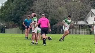Turama runs during Taharoa vs Hornets game 5th July 2025