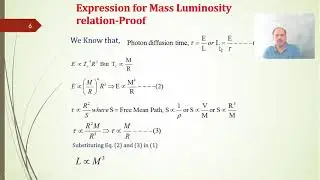 Final Astrophysics Session 6-Photon diffusion time-Mass &ndash; Luminosity- lifetime of a star