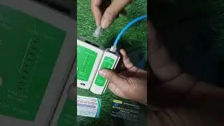 RJ45 + RJ11 Cable Tester  | Easy internet Cable Check #cabletester