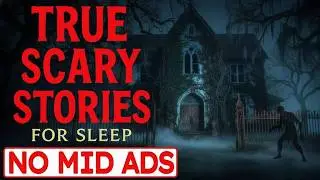 NO ADS 🛑 2 HOURS of TRUE Scary Stories for Sleep | Gentle Rain Sounds | Black Screen | Vol 00
