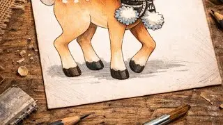 deer drawing # begginersartlover# youtubeshortsvideo#easyartpaintingTarasitara arts is live
