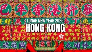 Hong Kong &mdash; Lunar New Year Walking Tour Compilation 2025【4K HDR】🧧🐍