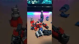 BLOCKS Optimus Prime Time-lapse build#Transformers #optimusprime #modelkits #timelapse