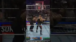 TWO HANDED CHOKESLAM #wwe #wweraw #trending #wwe2k23 #gaming #viralvideo #romanreigns #shorts #trend