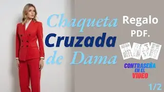 COMO HACER UN TRAZO DE CHAQUETA CRUZADA DE DAMA