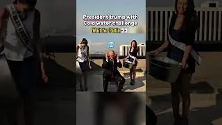 Trump🥶 Vs Putin😎 ice bath challenge!!!