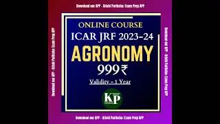 Best ICAR JRF Agronomy Online Course #shorts #youtubeshorts #viral #viralvideo