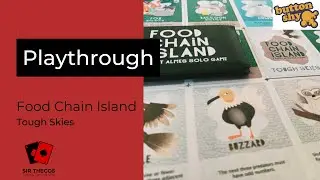 Playthrough | Food Chain Island (+ Tough Skies Expansion, Button Shy Games)