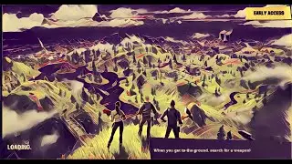 Search hidden letter 'F' in the New World Loading Screen - Fortnite Chapter 2