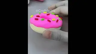 DIY Clay Doughnut#shorts#art#diy#clay