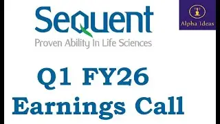 Sequent Scientific Q1 FY26 Earnings Call- Sequent Scientific Ltd Q1 Concall