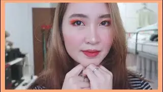 🍊오렌지 메이크업 | 🍊ORANGE SUNSET MAKEUP LOOK | ASIAN MONOLID EYE |PH❤