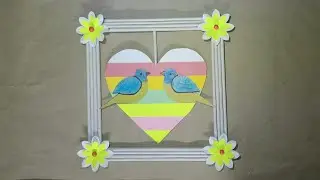DIY Paper Heart Wall Hanging | Easy Wall Decoration Ideas | Paper Craft |