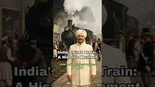 India&rsquo;s First Train 🚂| A Historic Moment #IndiasFirstTrain #16April1853 #EducationalShorts #YTShorts