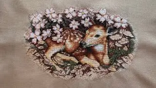 ВЫШИВКА 🧵 РУЛОН ГОТОВЫХ работ#вышивкакрестом