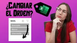 Ordena como quieras los datos en una Segmentaci&oacute;n de Tabla Din&aacute;mica en EXCEL.