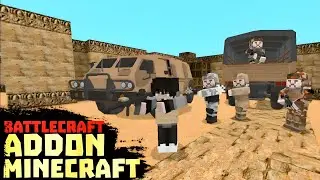 ЛУЧШИЙ АДДОН/МОД НА 3D ОРУЖИЕ И БРОНЕТЕХНИКУ ДЛЯ МАЙНКРАФТА ➤ BATTLECRAFT Addon/Mod | 3D Guns