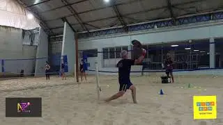 Treino de Beach Tennis