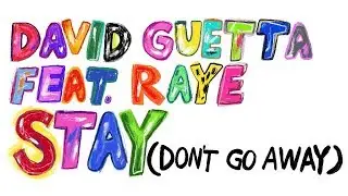 David Guetta - Stay (Dont Go Away) INSTRUMENTAL (Lyrics) ft. RAYE