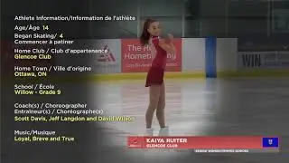Kaiya Ruiter - 2021 Skate Canada Challenge FS