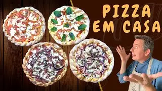 Pizza em Casa !!! Isso mesmo !!! Assada no Forno Doméstico !!!