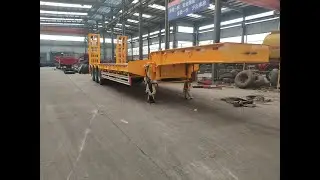 3 Axle 60 Tons Lowboy Trailer for sale Africa