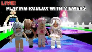 Playing ROBLOX with VIEWERS Part 1 #roblox