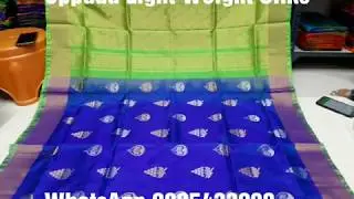 Awesome Latest Light Weight Soft Silk Uppada Pattu