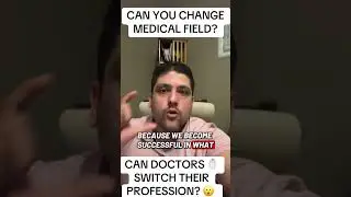 Can Doctors 🧑&zwj;⚕️ switch their Profession? 😮 #usmle #usmleprep #usmlestudy #research #usmlestep