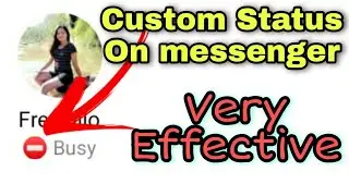 Very effective na feature ni FB Messenger | FB Custom status | Facebook tricks | Try niyo rin!!!