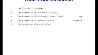 Formal Methods of Software Design - Data Transformation [26/33]