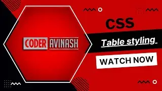 CSS L10 :- Table Style (Border, alignment, overflow/responsive, hover) in hindi #css3 #beginners