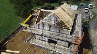 Timber Frame House Built in 2 Weeks | Full Construction Timelapse