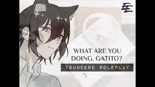 M4A Male Tsundere Neko Teaches You Spanish // Andres Audio Roleplay [ASMR]