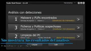 COMO USAR PANDA CLOUD CLEANER (v 1.10.1)