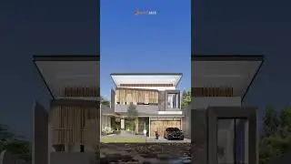 Rumah Modern Tropis #rumahmewah #jasaarsitek #arsitekrumahklasik