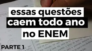 Resolvendo QUESTÕES QUE CAEM TODOS OS ANOS na prova de MATEMÁTICA do ENEM - parte 1