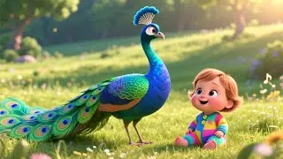 Peacock&rsquo;s Color Dance 🦚🌈 Fun Animal Song for Kids | Learn Colors and Playtime Music