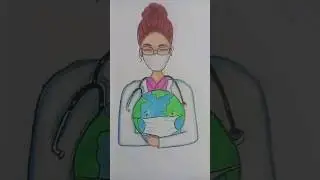 Art of Celebrating National Doctor's Day in a Mesmerizing Drawing #national doctor day drawing
