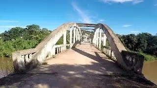 Drone v&ecirc; Ponte antiga Mathias Lobato MG