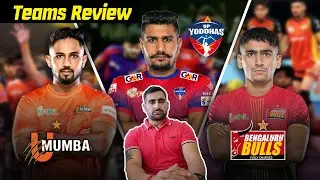 PKL 12 Team Reviews | U Mumba, Bengaluru Bulls & UP Yoddhas | Rahul Ka Review