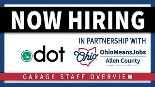 The Ohio Department of Transportation in Lima, Ohio is Now Hiring!