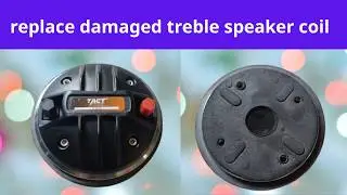 DIY Treble Speaker Repair How to Fix a Damaged Voice Coil