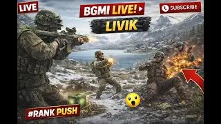 🔥 BGMI Live | Livik | Daily Rank Push | Average Player Stream 😄