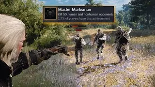 how to EASILY get the Master Marksman achievement in Witcher 3