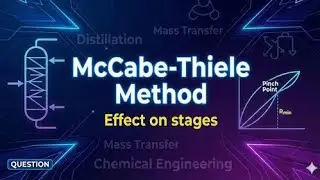 Effect on stages | McCabe thiele method | Distillation | Mass transfer | chemical engineering
