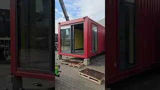 40 ft container widened to 3m. L22XL Flexicube #redhouse #containerhouse