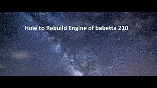 Rebuild Engine of Babetta